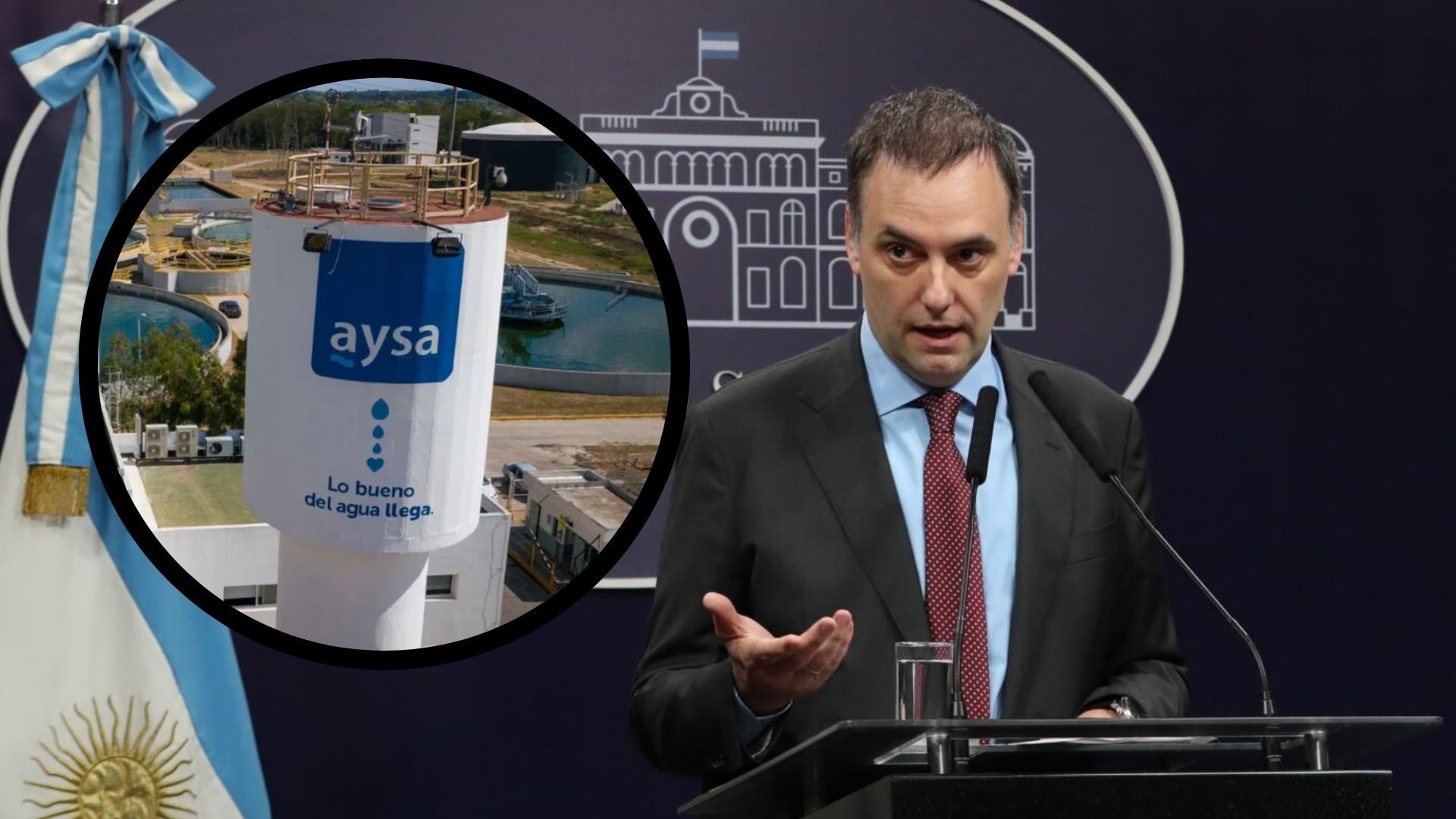 El Gobierno anunció que inició el proceso para la privatización de AySA ...